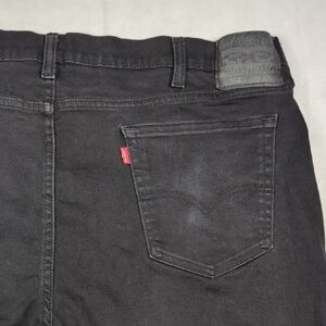 Levi's 502 Tapered Slim Fit Black Wash Mens‎ Jeans Size 44